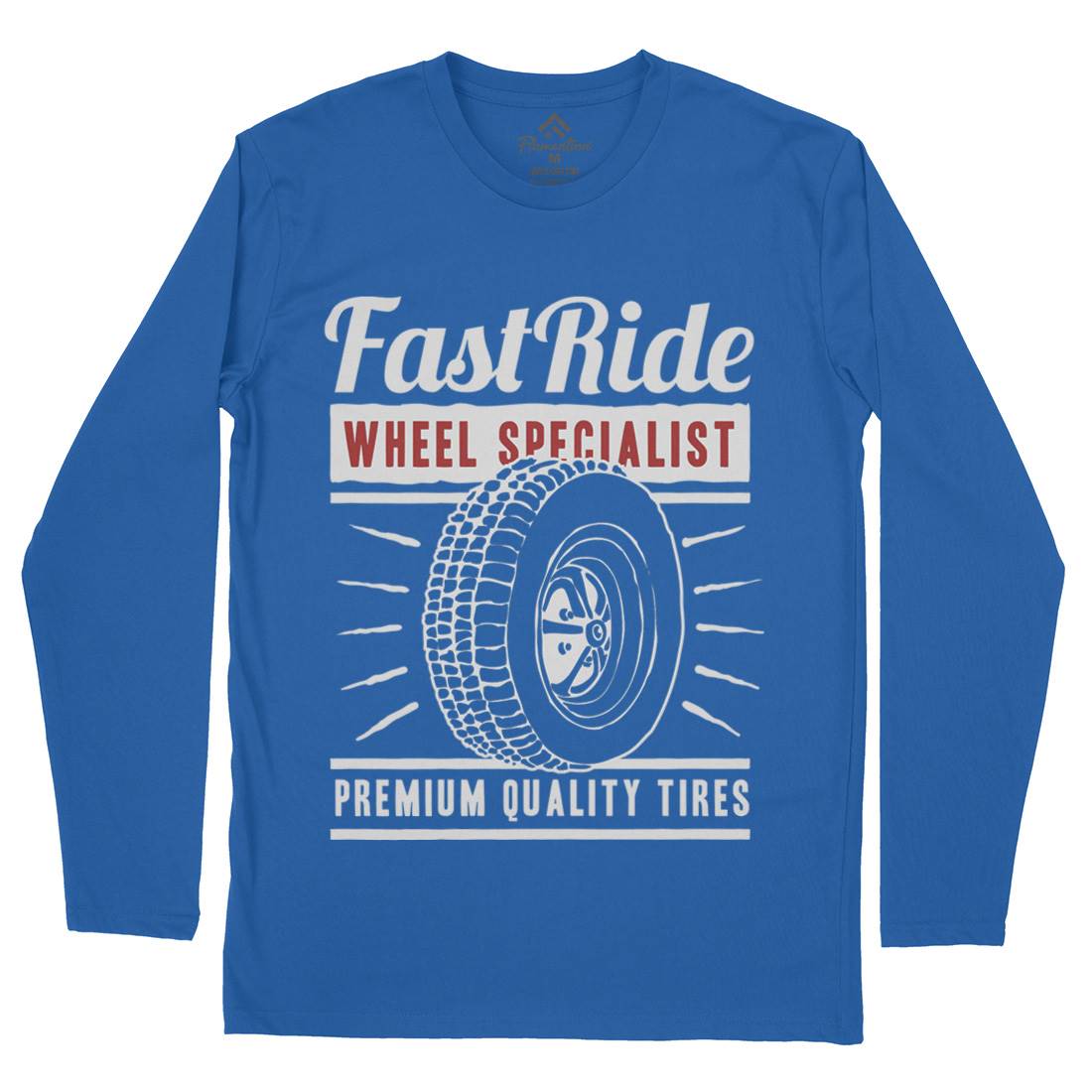 Fast Ride Mens Long Sleeve T-Shirt Cars A421