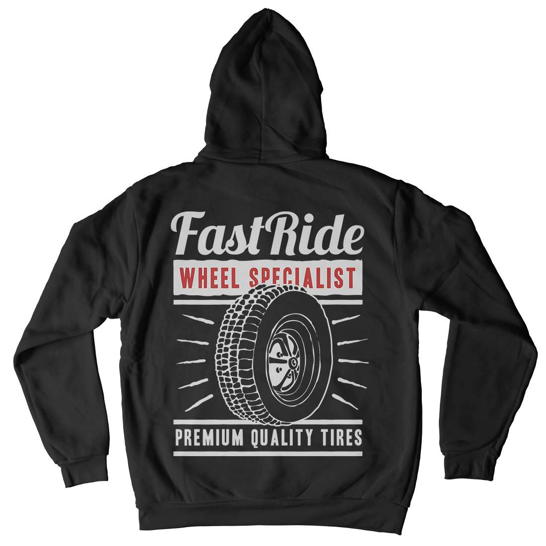 Fast Ride Mens Hoodie With Pocket Cars A421