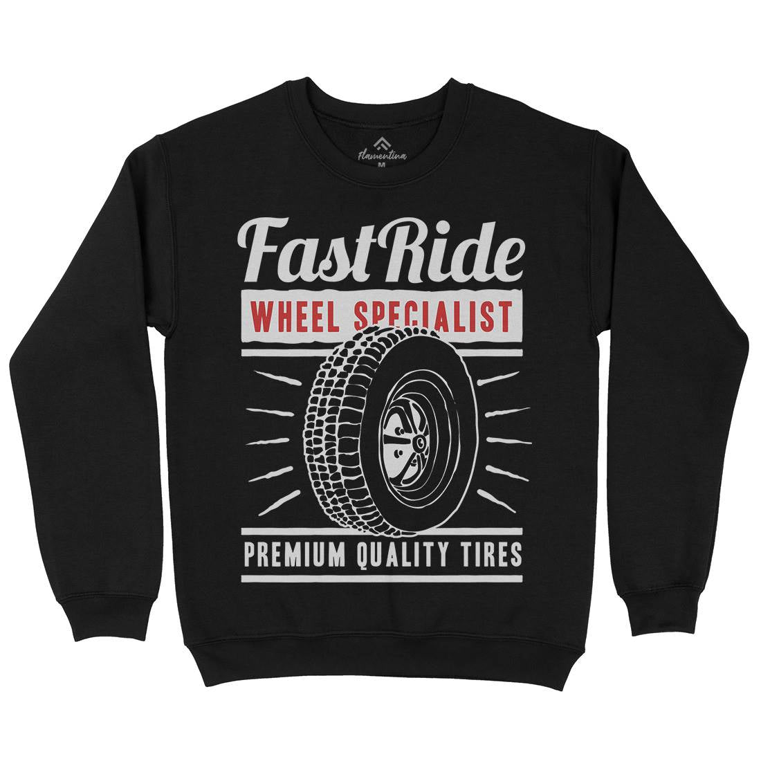 Fast Ride Mens Crew Neck Sweatshirt Cars A421
