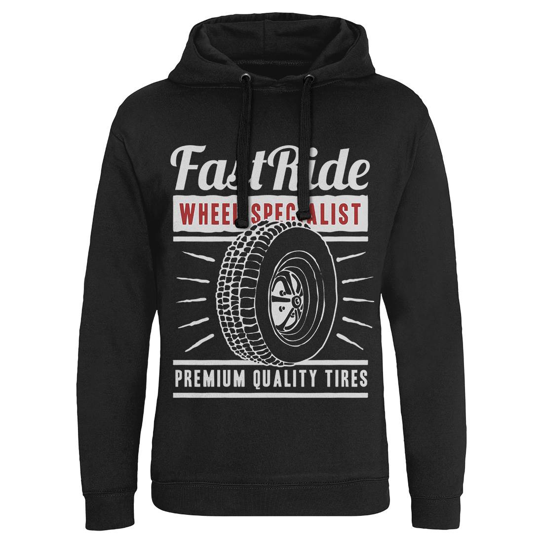 Fast Ride Mens Hoodie Without Pocket Cars A421