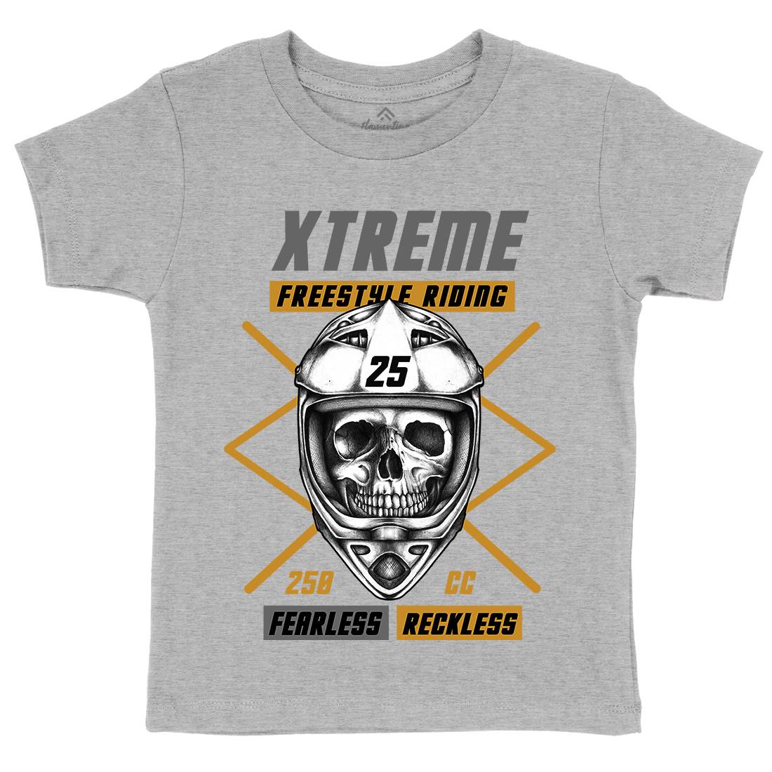 Fearless Kids Crew Neck T-Shirt Cars A422