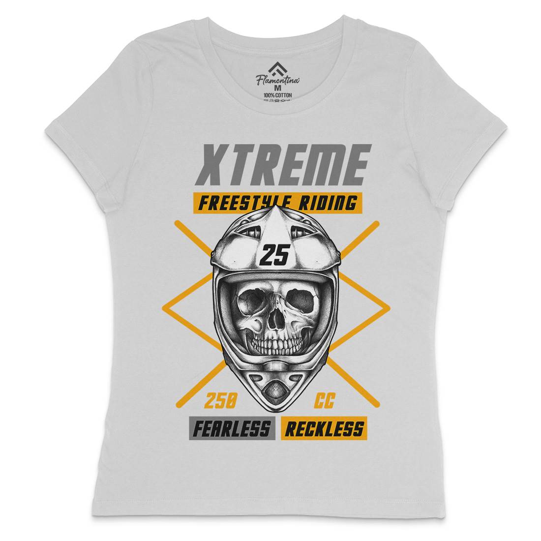 Fearless Womens Crew Neck T-Shirt Cars A422