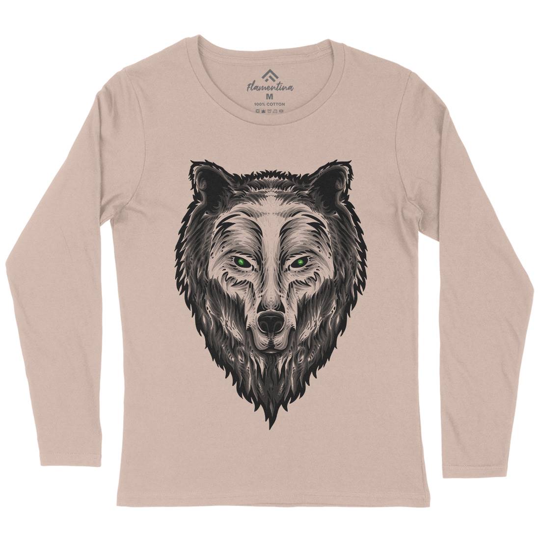 Guardian Spirit Womens Long Sleeve T-Shirt Animals A424