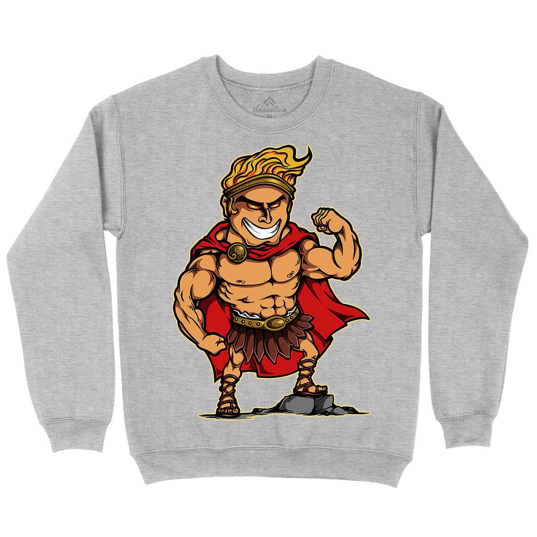 Hercules Mens Crew Neck Sweatshirt Warriors A425