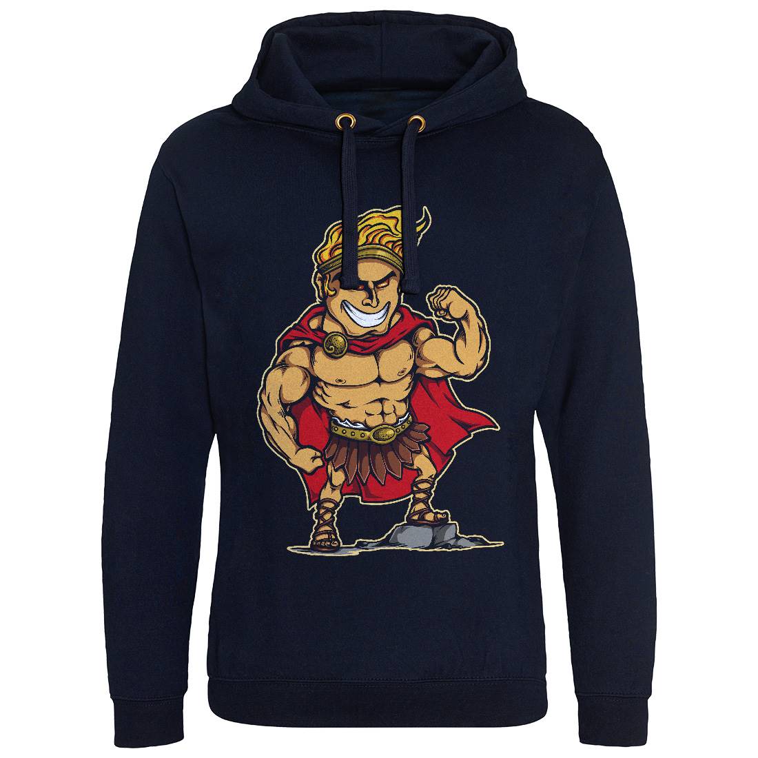 Hercules Mens Hoodie Without Pocket Warriors A425