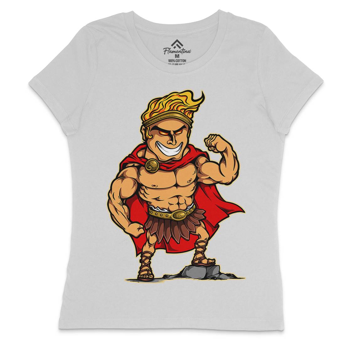 Hercules Womens Crew Neck T-Shirt Warriors A425