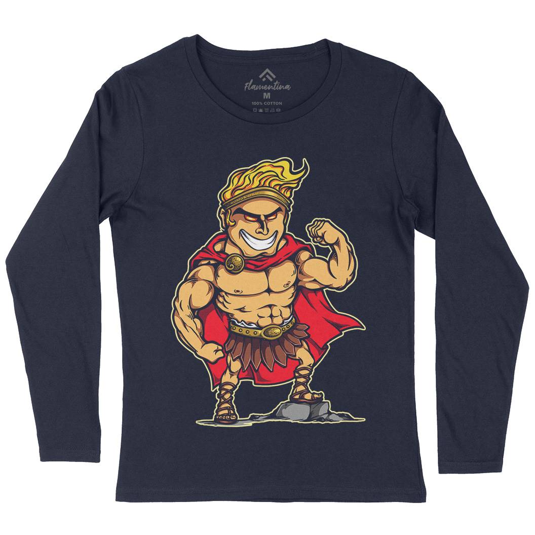 Hercules Womens Long Sleeve T-Shirt Warriors A425