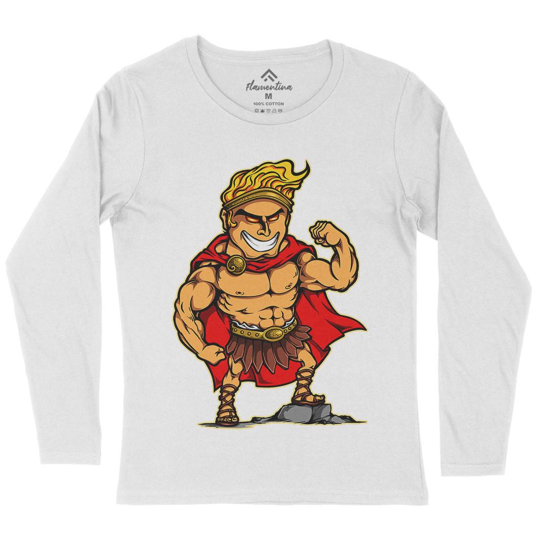 Hercules Womens Long Sleeve T-Shirt Warriors A425