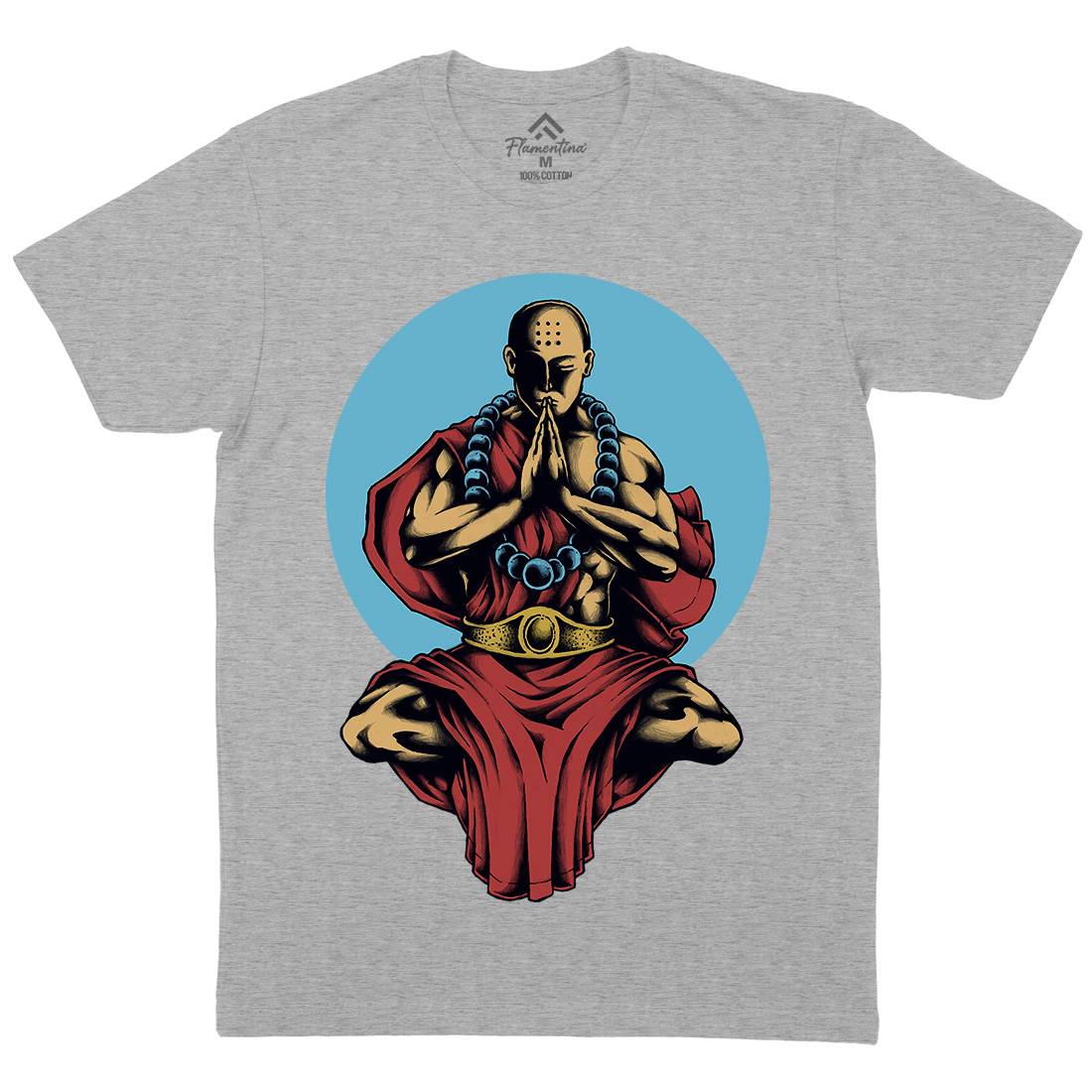 Inner Peace Mens Crew Neck T-Shirt Religion A428