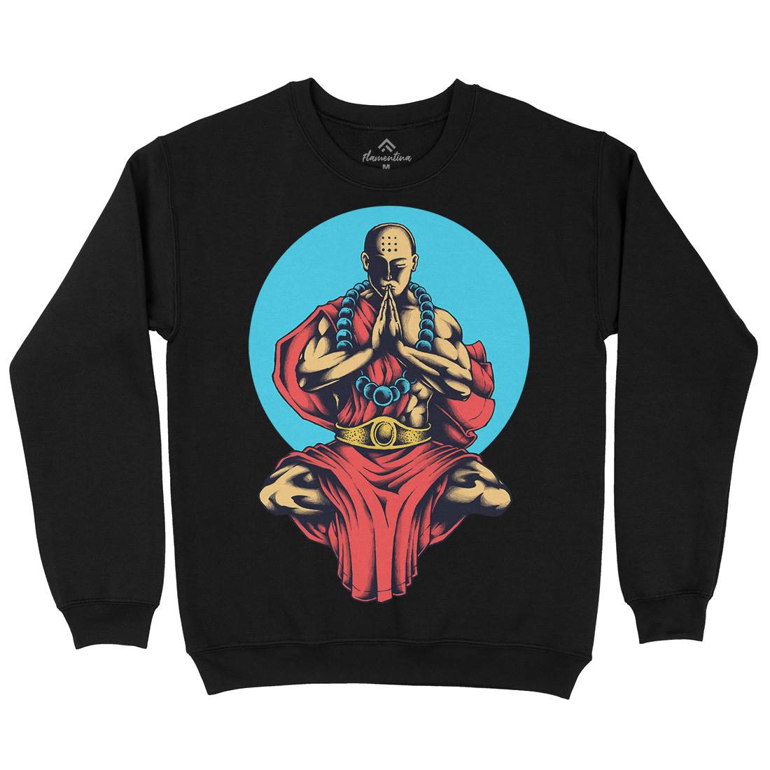 Inner Peace Mens Crew Neck Sweatshirt Religion A428