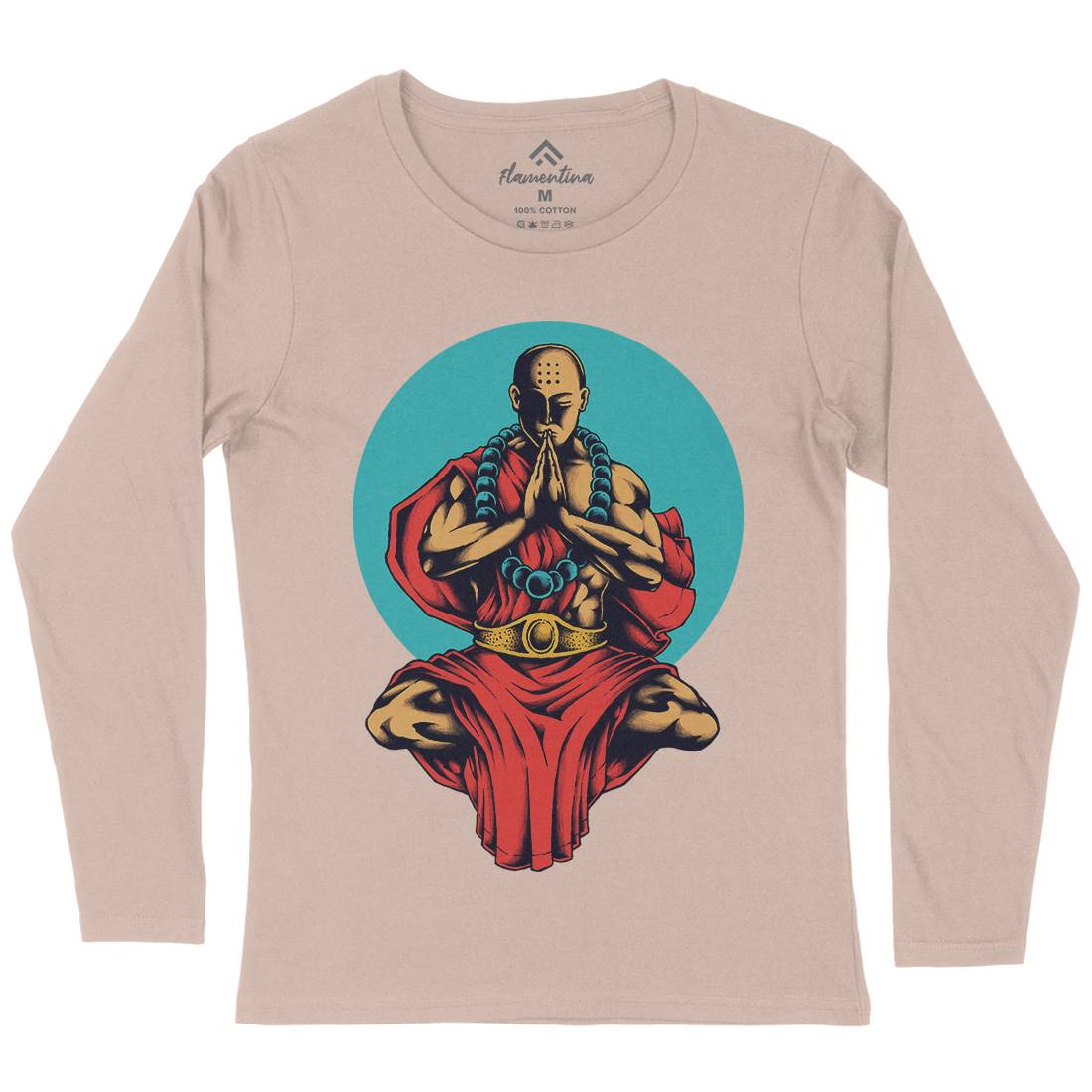 Inner Peace Womens Long Sleeve T-Shirt Religion A428