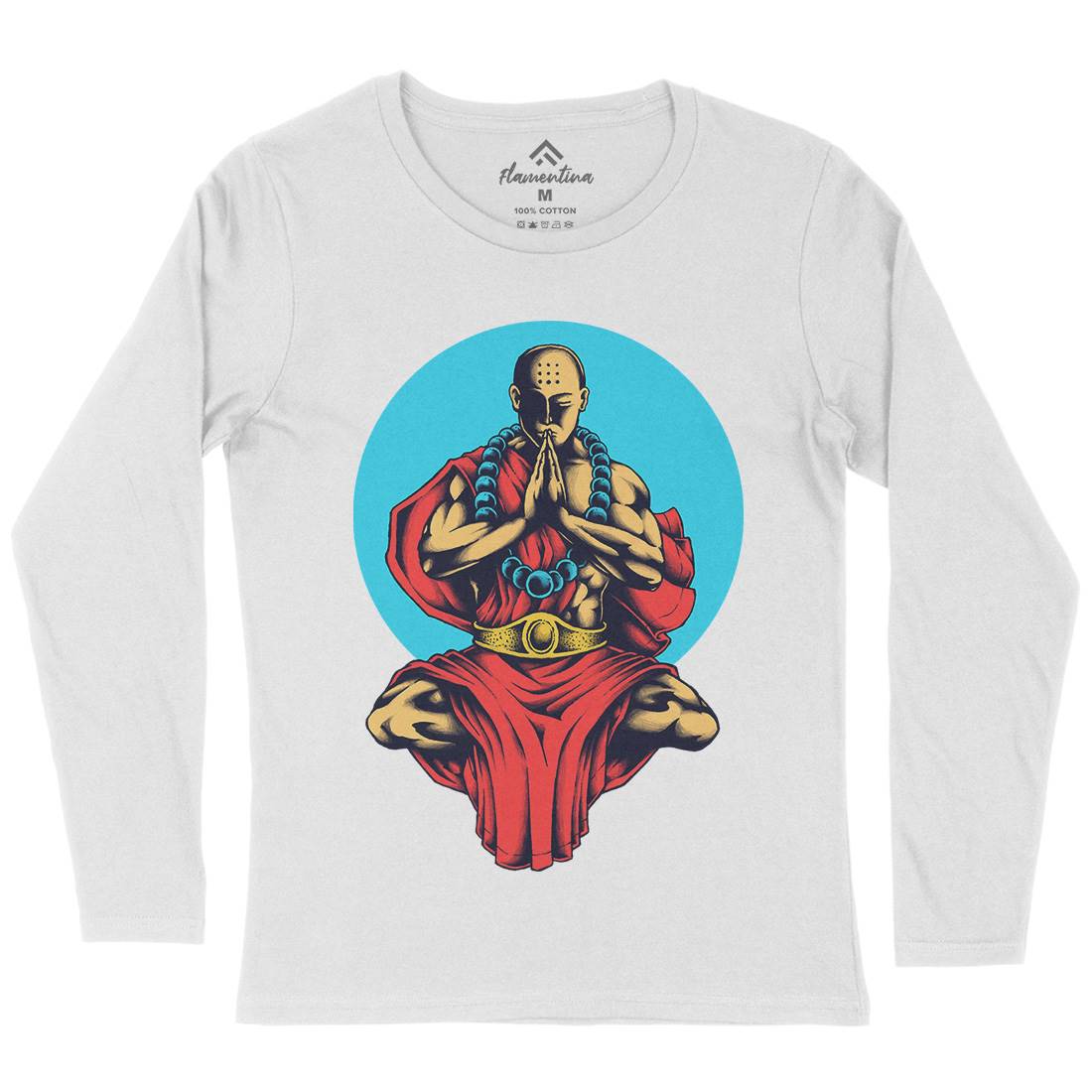 Inner Peace Womens Long Sleeve T-Shirt Religion A428