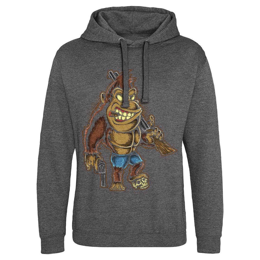 Killer Kong Mens Hoodie Without Pocket Animals A429