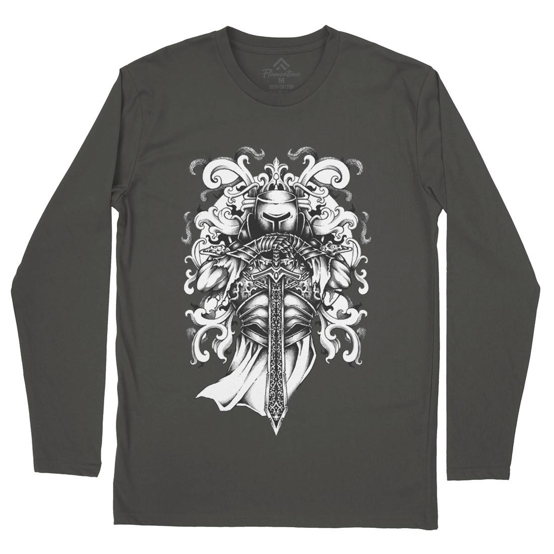Knight And Armor Mens Long Sleeve T-Shirt Warriors A431