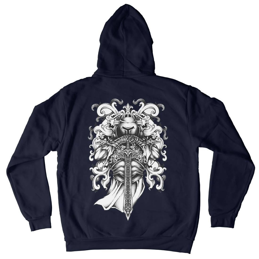 Knight And Armor Mens Hoodie With Pocket Warriors A431