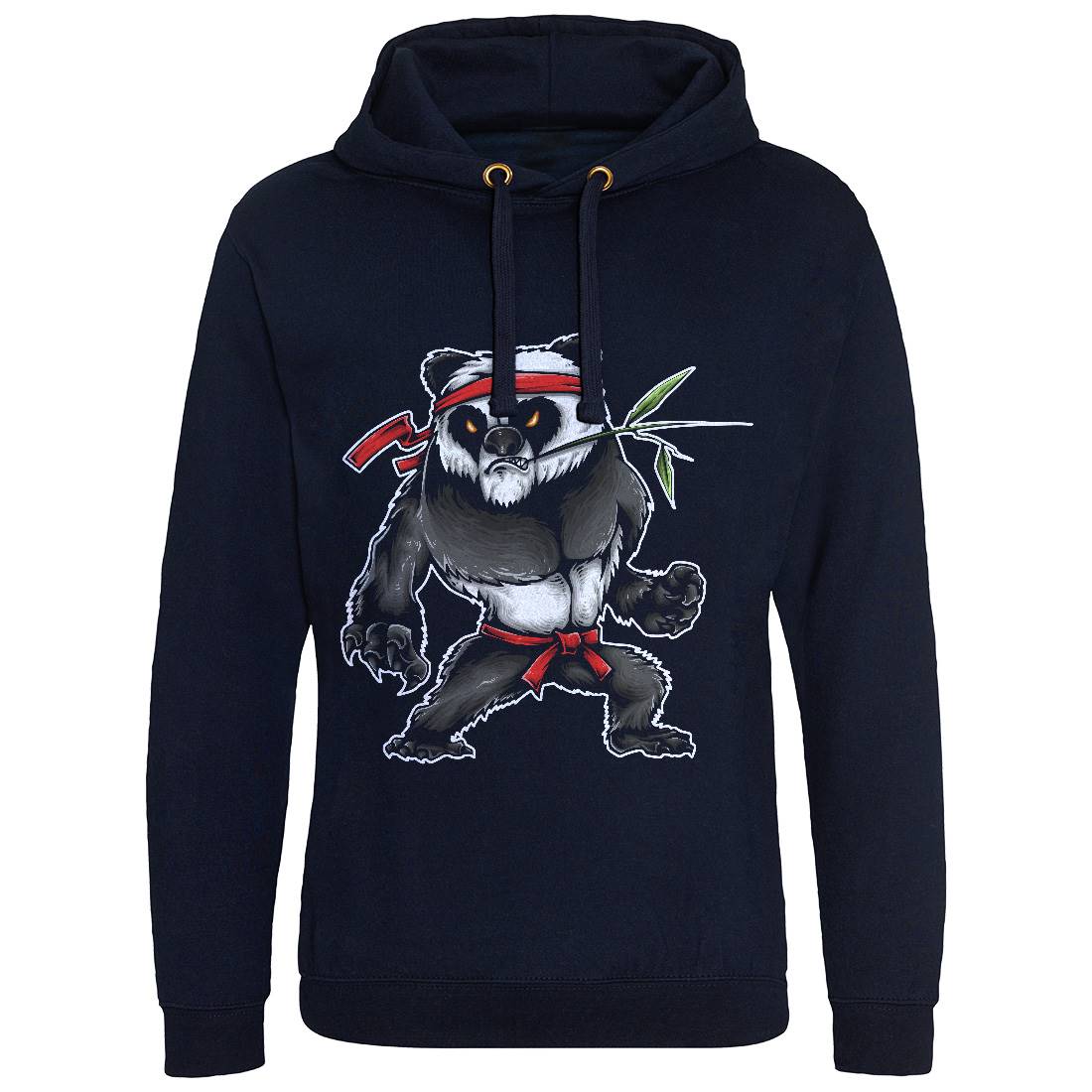 Kung Fu Zoo Mens Hoodie Without Pocket Animals A432
