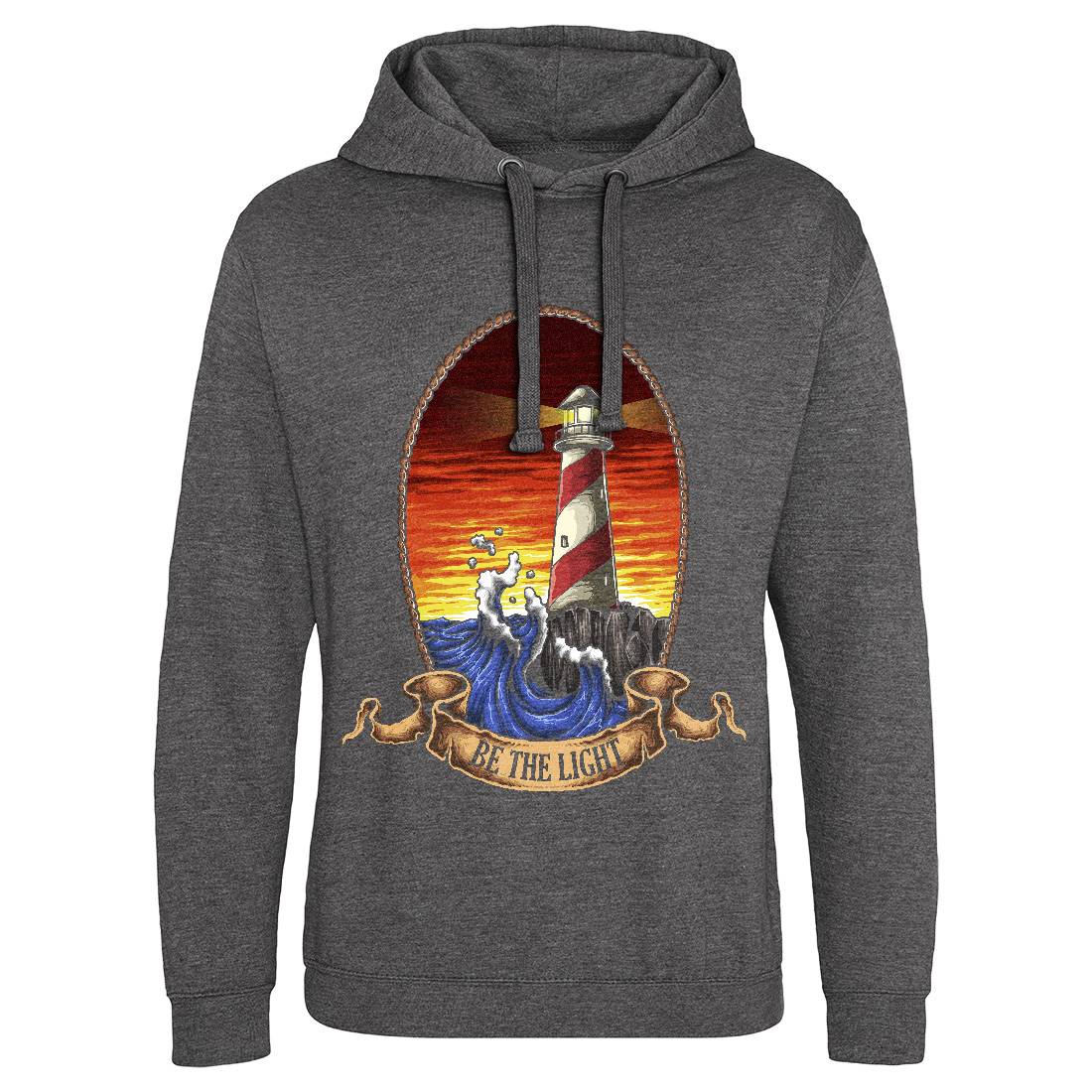 Lighthouse Mens Hoodie Without Pocket Navy A433