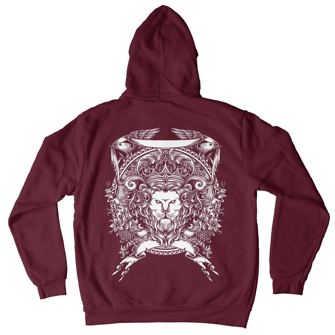 Lion Crest Kids Crew Neck Hoodie Warriors A434