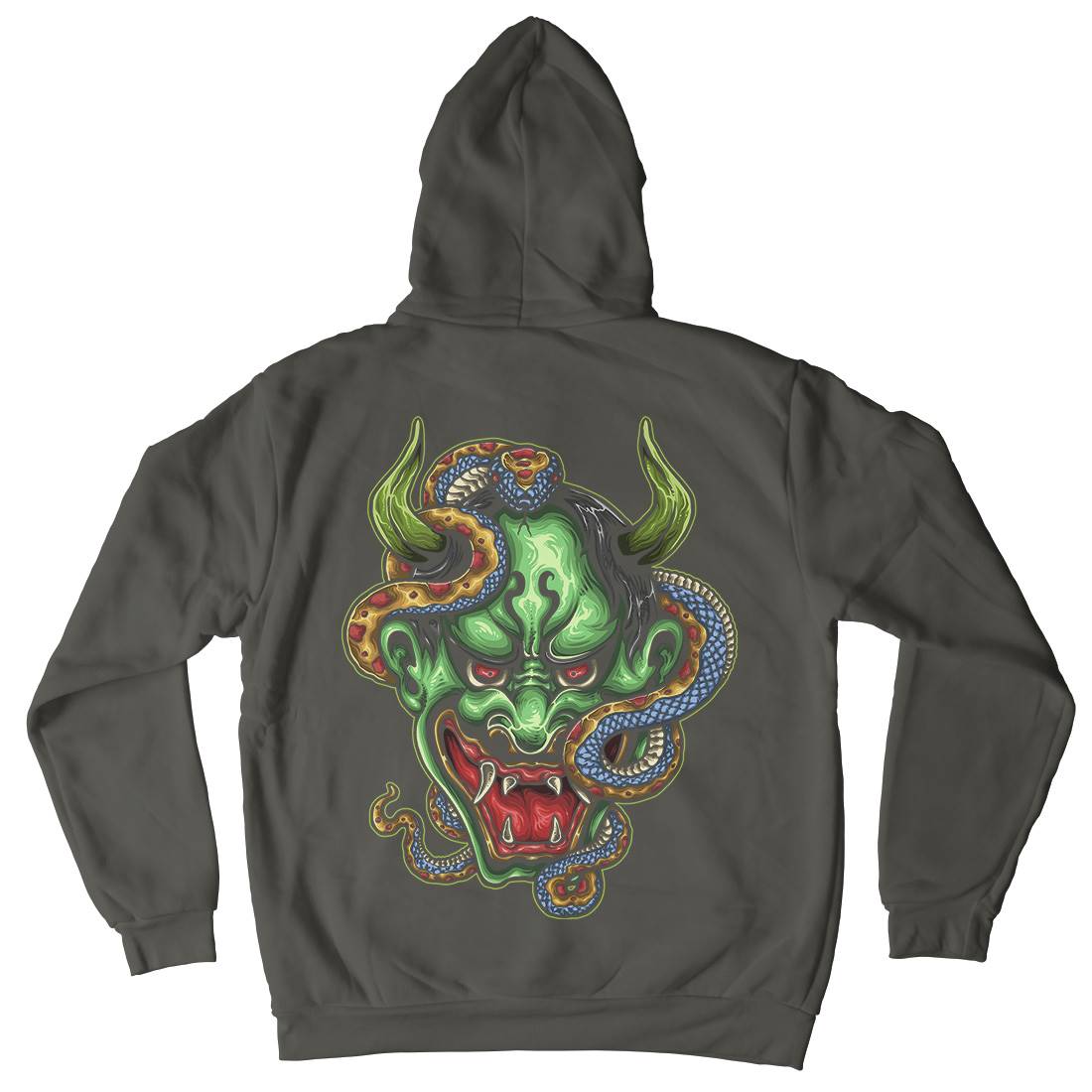 Master Of The Snake Mens Hoodie With Pocket Animals A436
