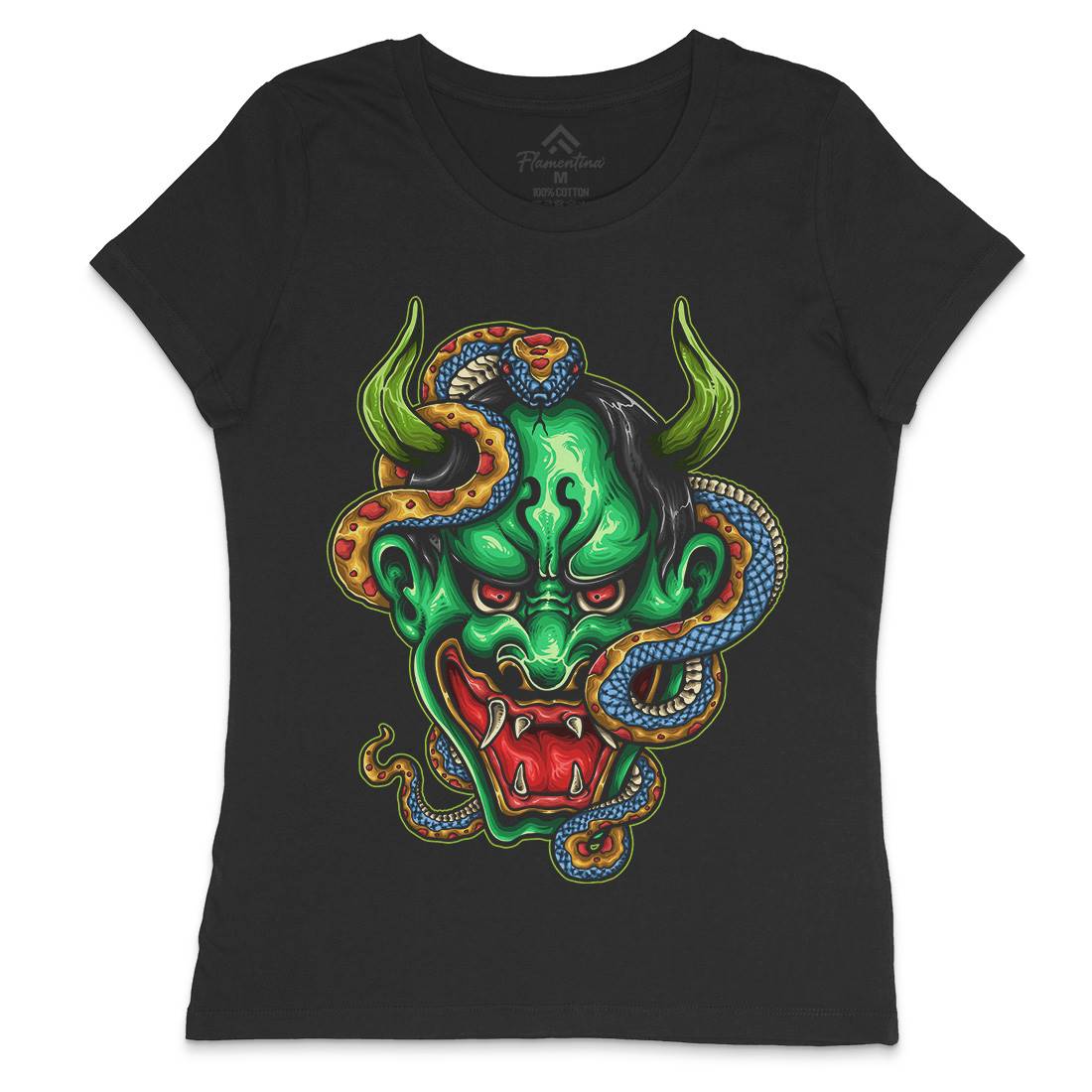 Master Of The Snake Womens Crew Neck T-Shirt Animals A436
