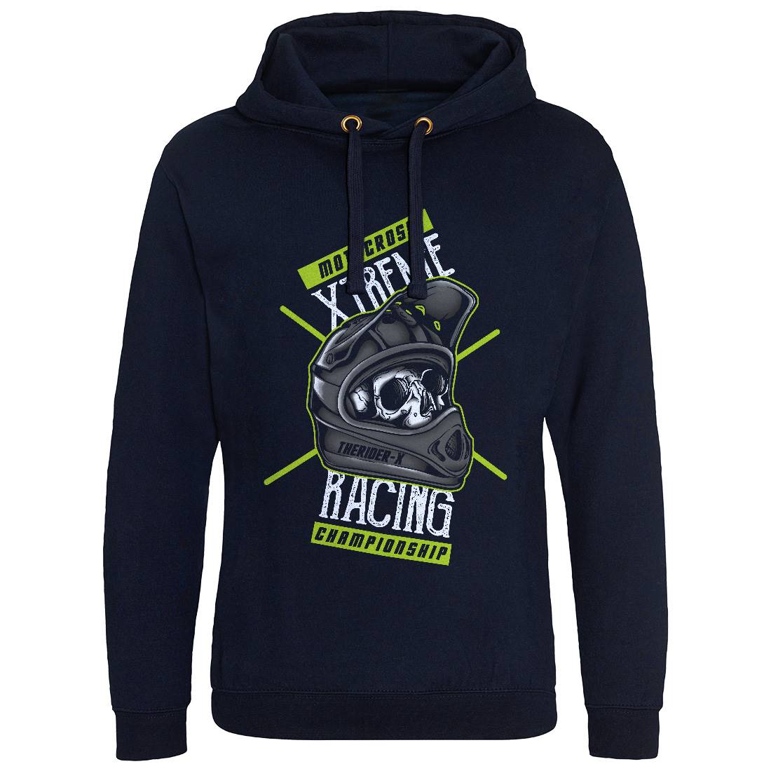 Motocross Mens Hoodie Without Pocket Motorcycles A437
