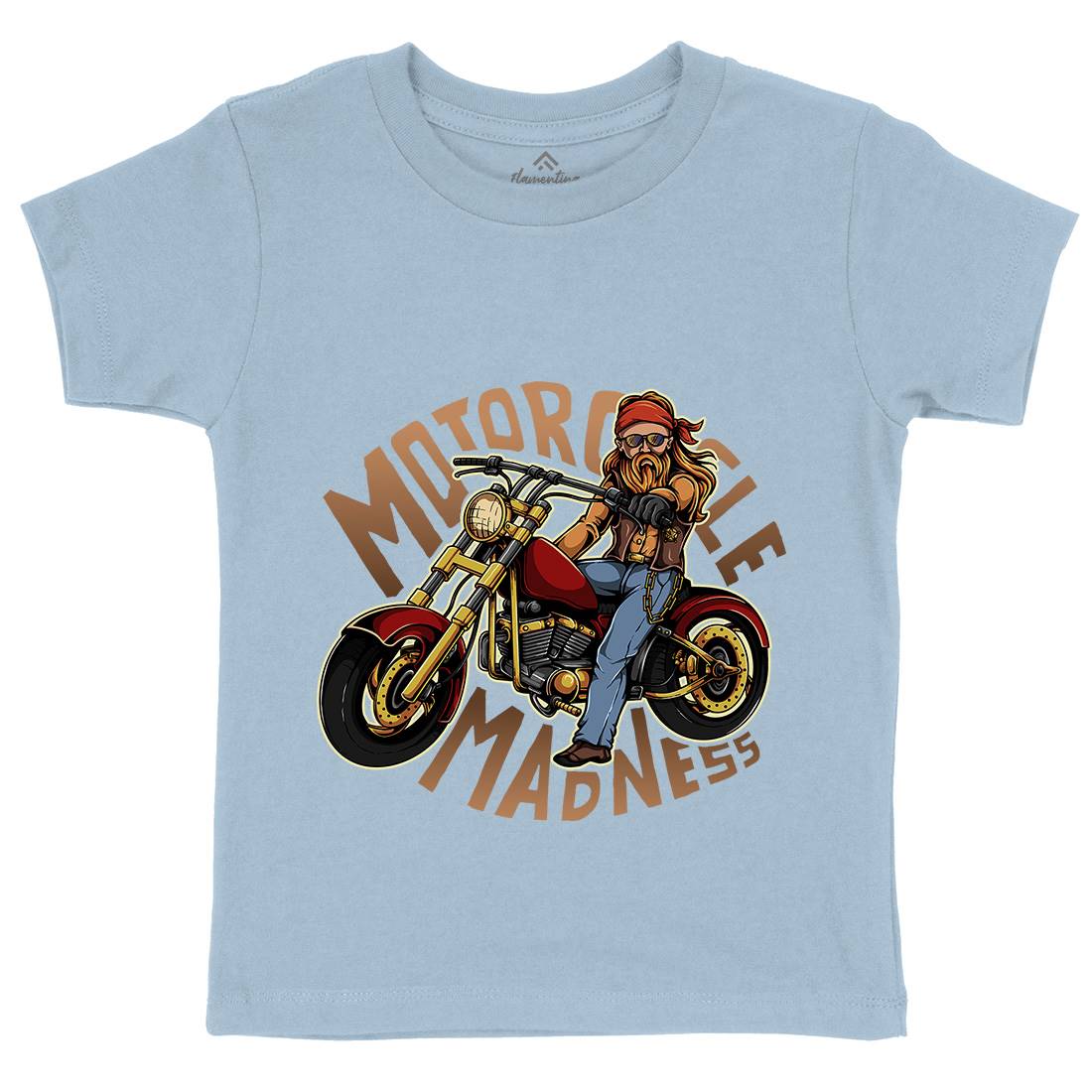 Madness Kids Crew Neck T-Shirt Motorcycles A438