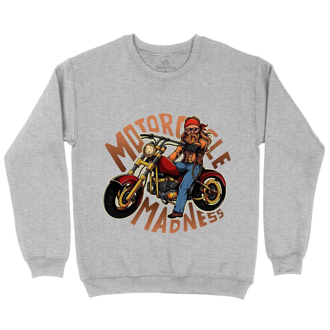 Madness Mens Crew Neck Sweatshirt Motorcycles A438