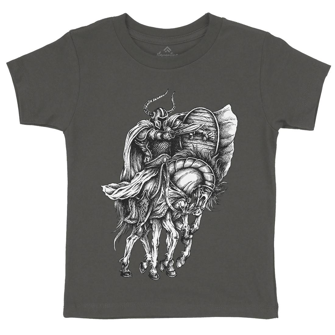 Odin Kids Organic Crew Neck T-Shirt Warriors A445