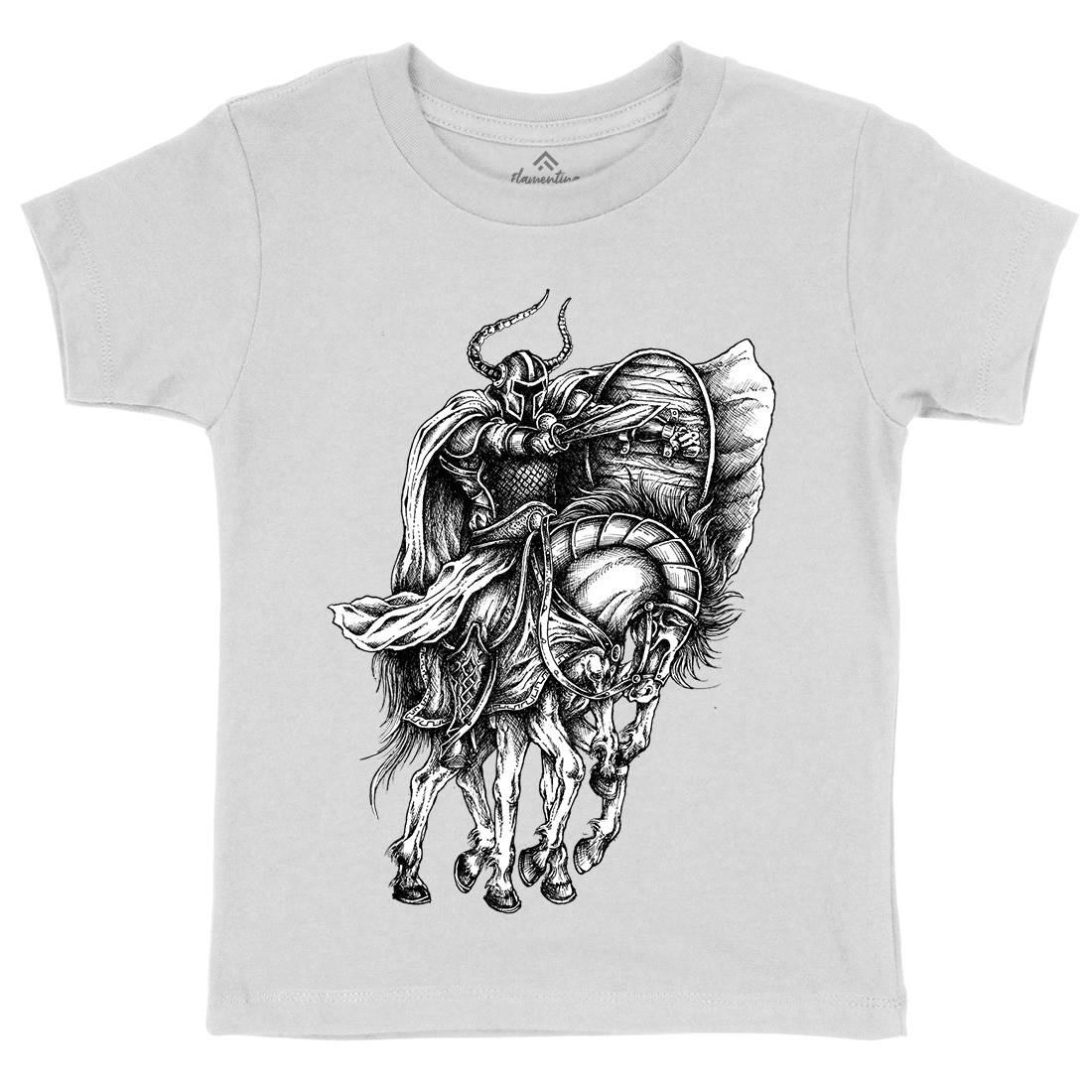 Odin Kids Organic Crew Neck T-Shirt Warriors A445