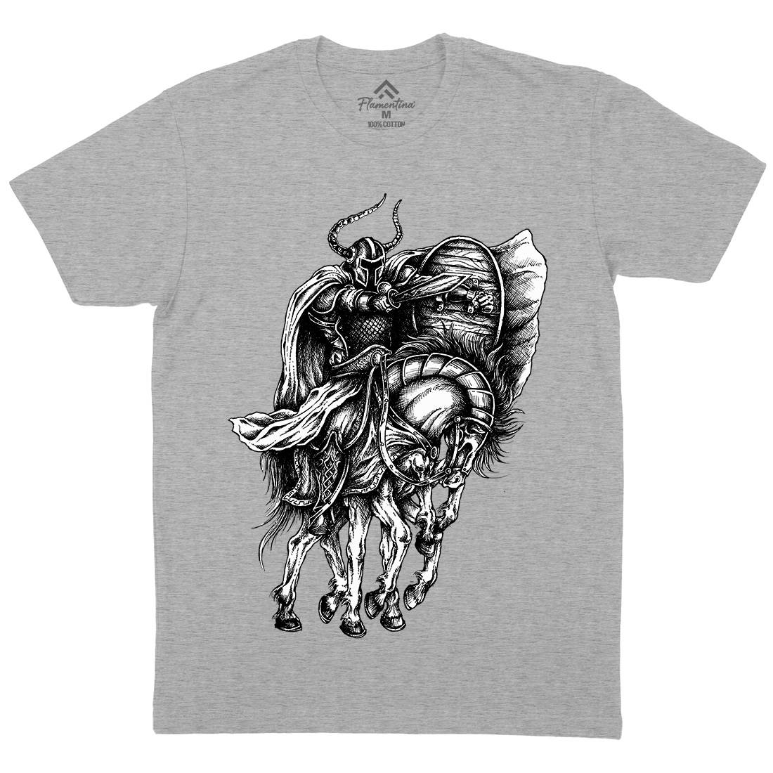 Odin Mens Organic Crew Neck T-Shirt Warriors A445
