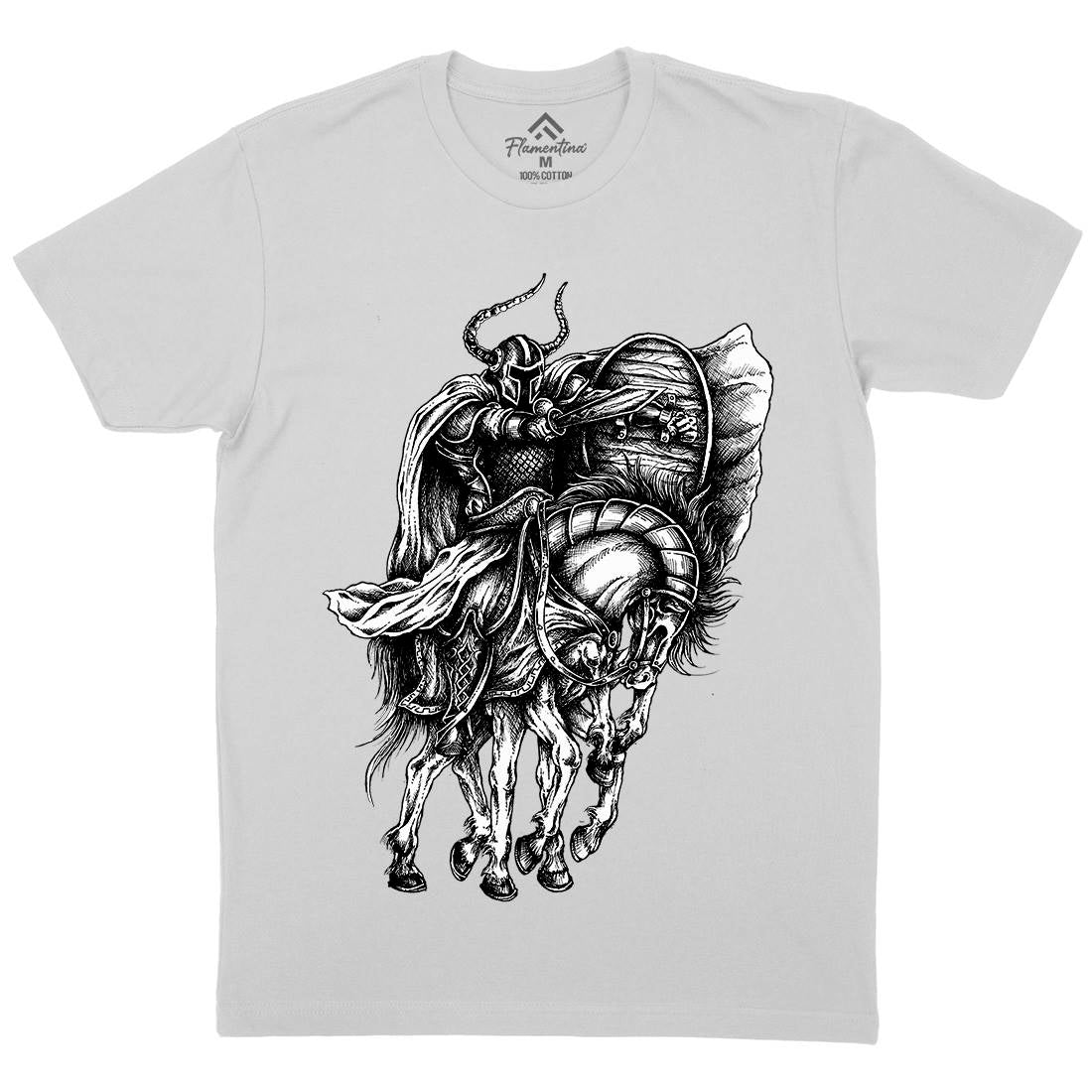 Odin Mens Crew Neck T-Shirt Warriors A445