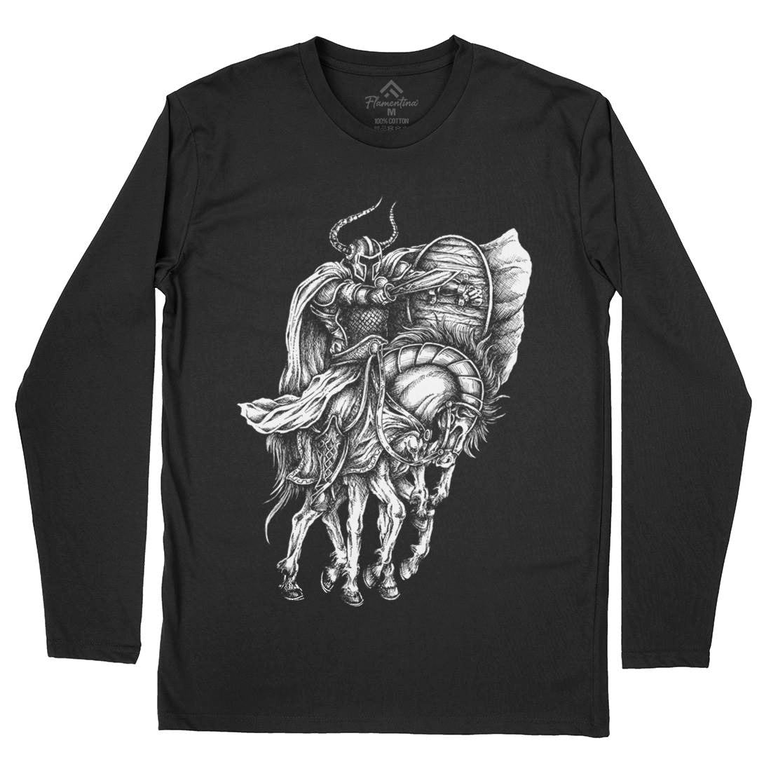 Odin Mens Long Sleeve T-Shirt Warriors A445