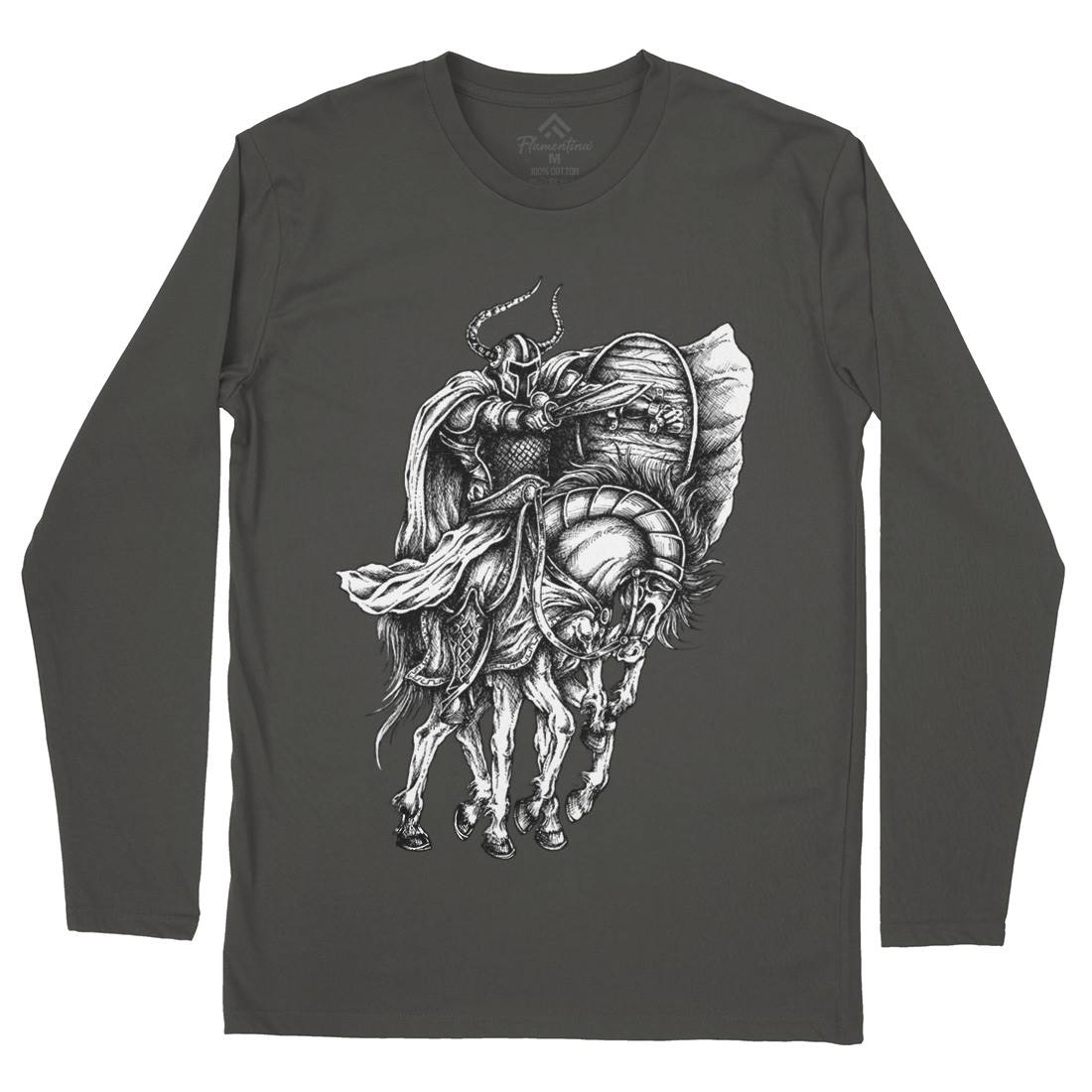 Odin Mens Long Sleeve T-Shirt Warriors A445