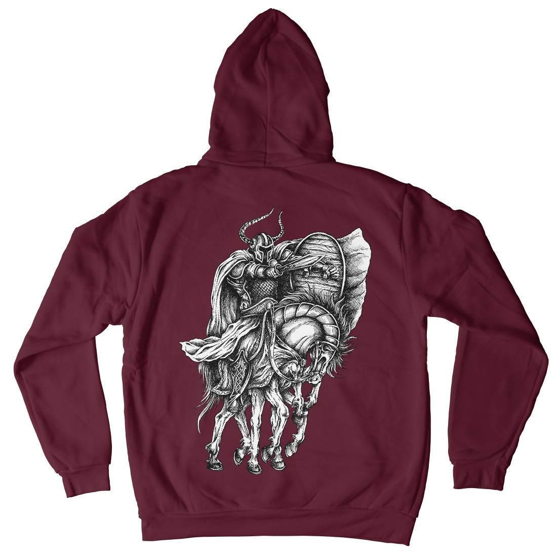 Odin Mens Hoodie With Pocket Warriors A445