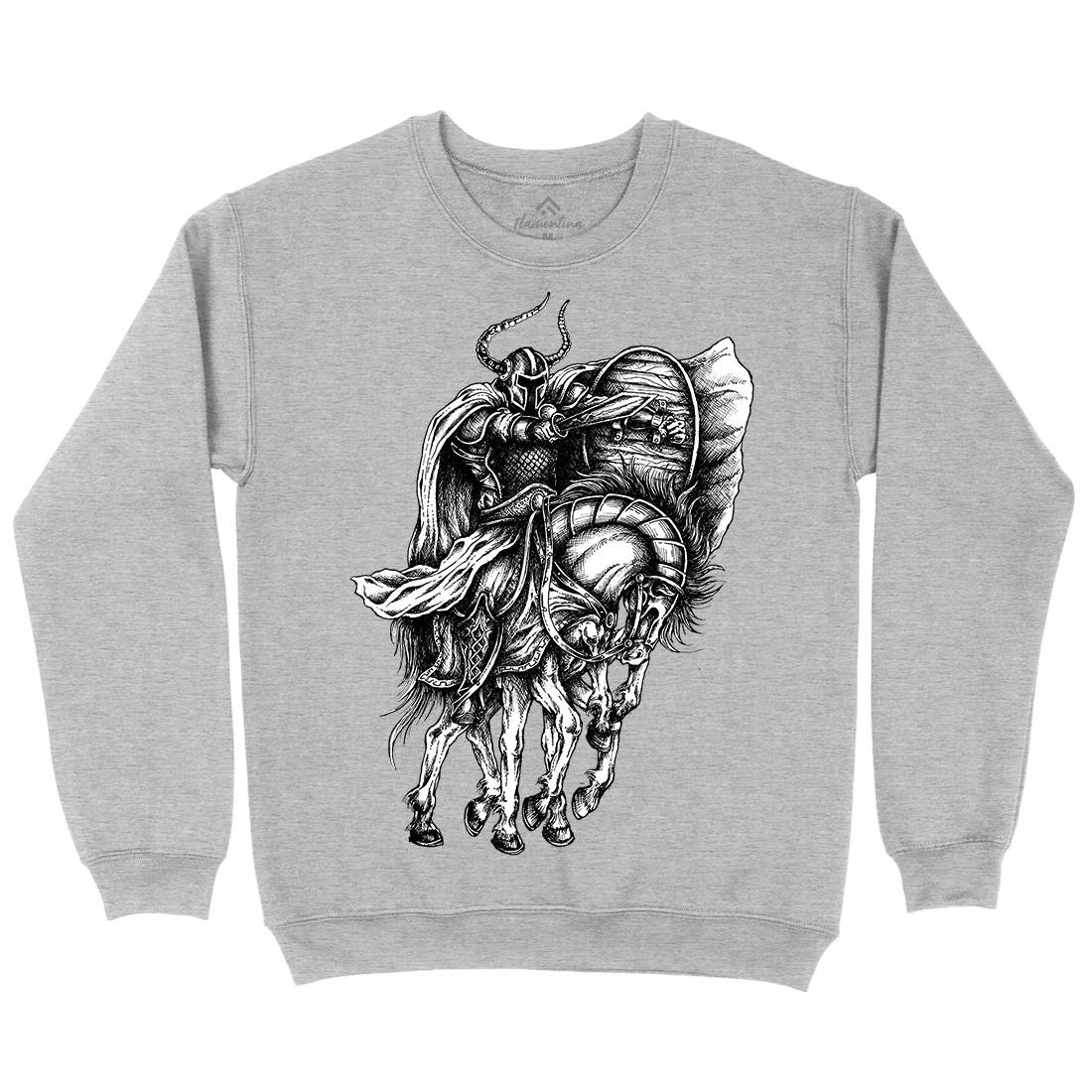 Odin Mens Crew Neck Sweatshirt Warriors A445