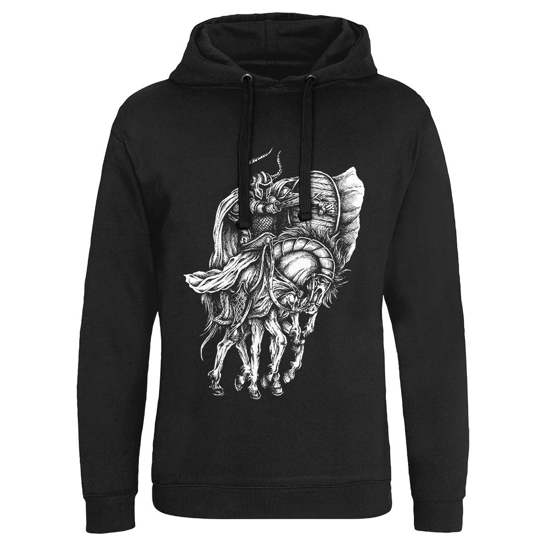 Odin Mens Hoodie Without Pocket Warriors A445