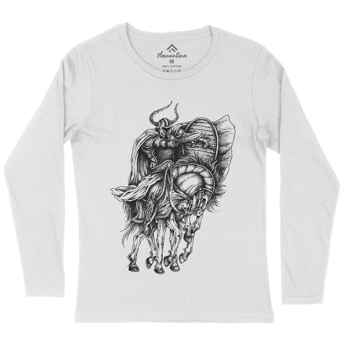 Odin Womens Long Sleeve T-Shirt Warriors A445