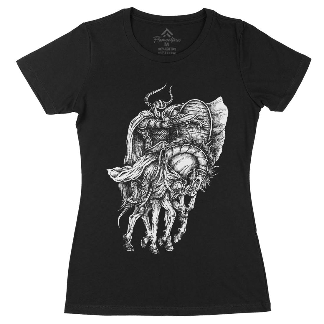 Odin Womens Organic Crew Neck T-Shirt Warriors A445