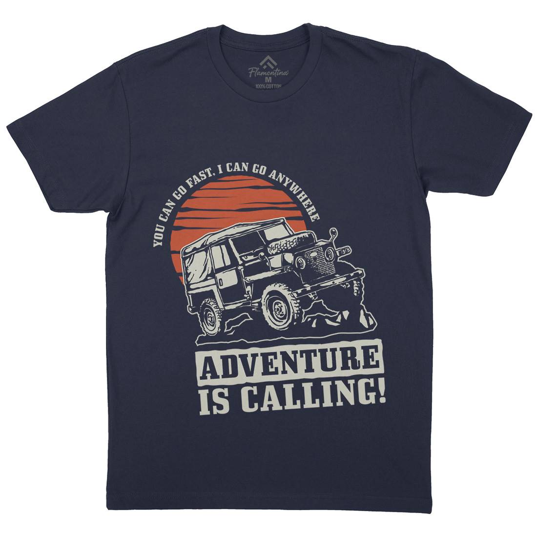 Offroad Adventure Mens Crew Neck T-Shirt Cars A446