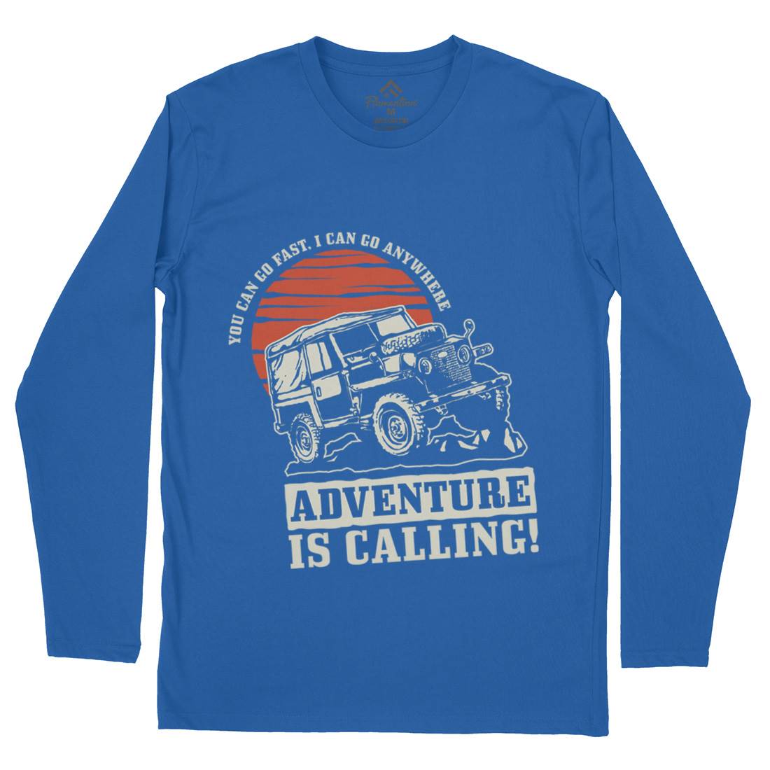 Offroad Adventure Mens Long Sleeve T-Shirt Cars A446