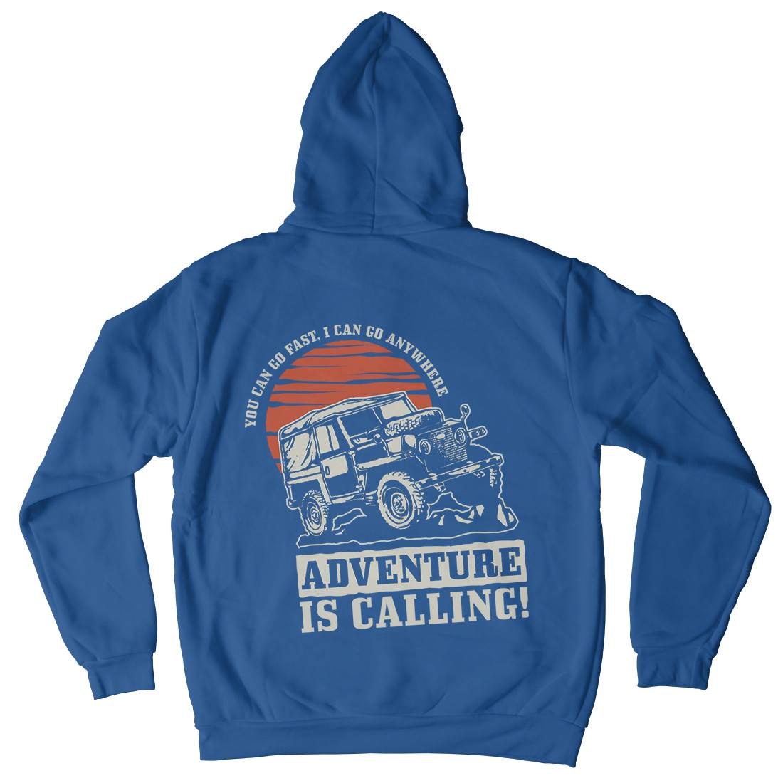 Offroad Adventure Mens Hoodie With Pocket Cars A446