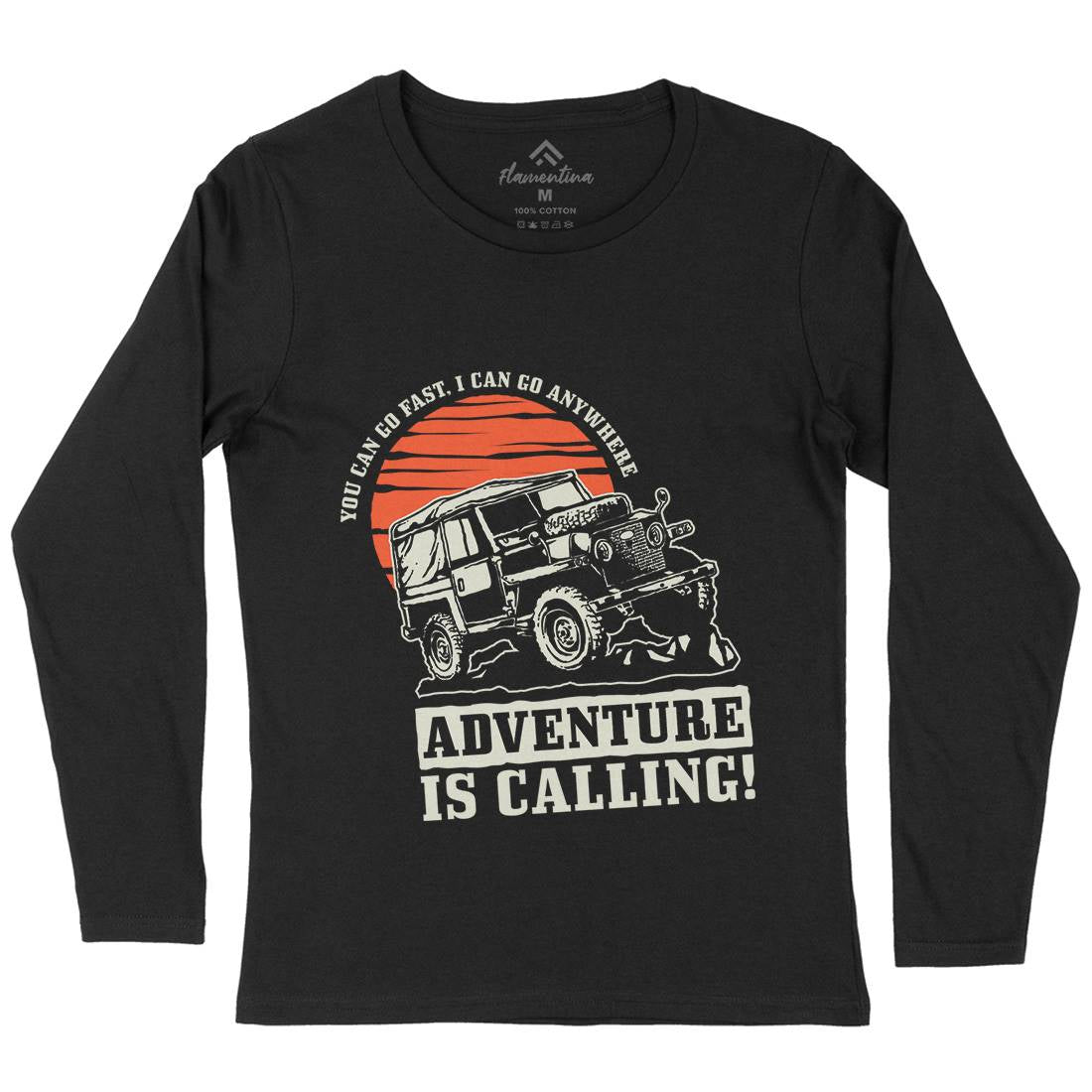 Offroad Adventure Womens Long Sleeve T-Shirt Cars A446