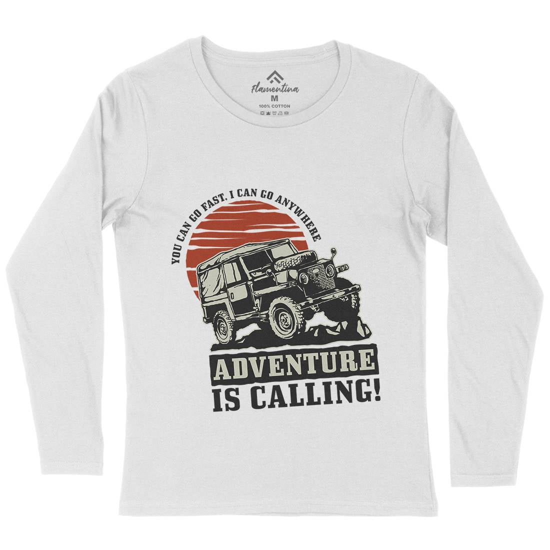 Offroad Adventure Womens Long Sleeve T-Shirt Cars A446