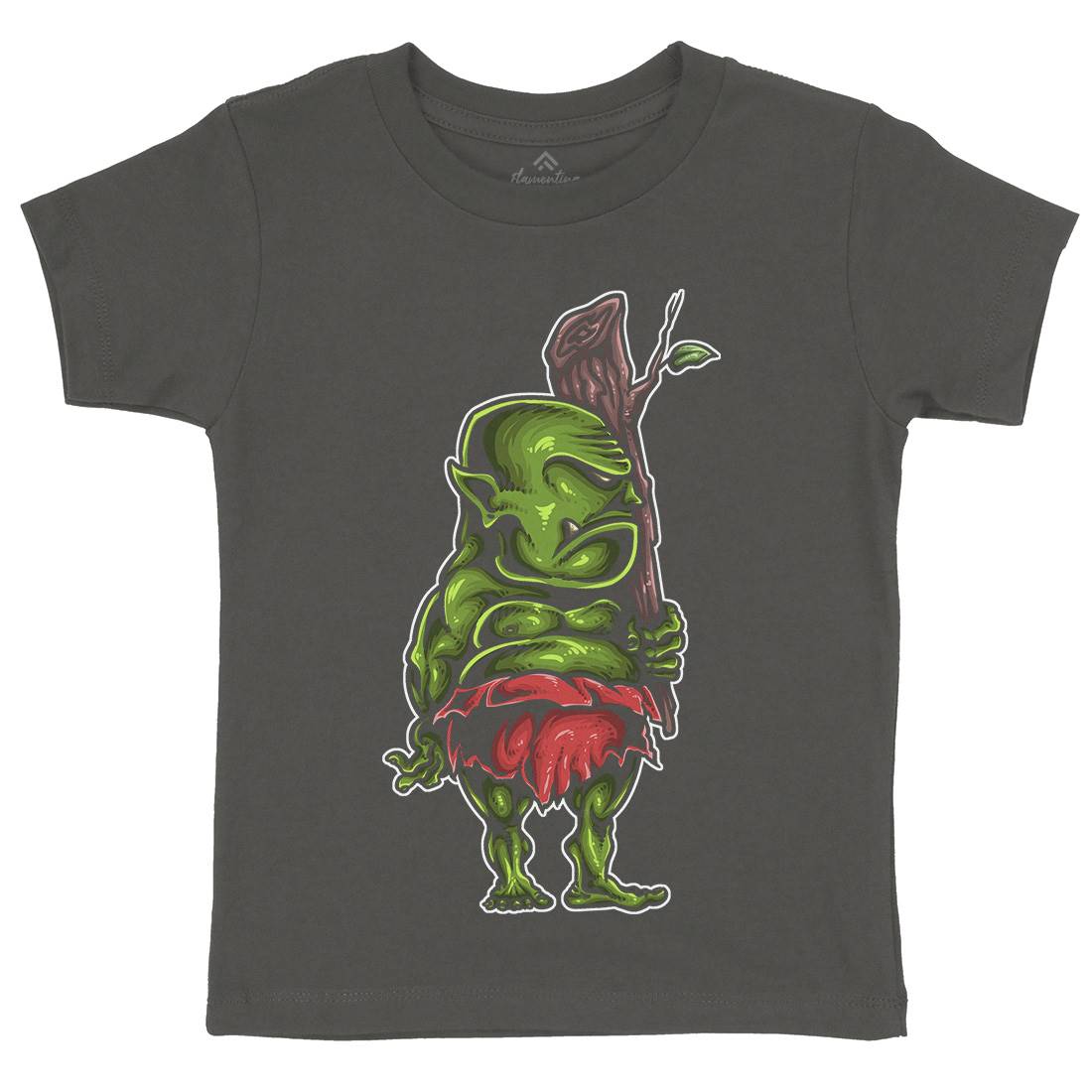 Ogre Kids Organic Crew Neck T-Shirt Animals A447