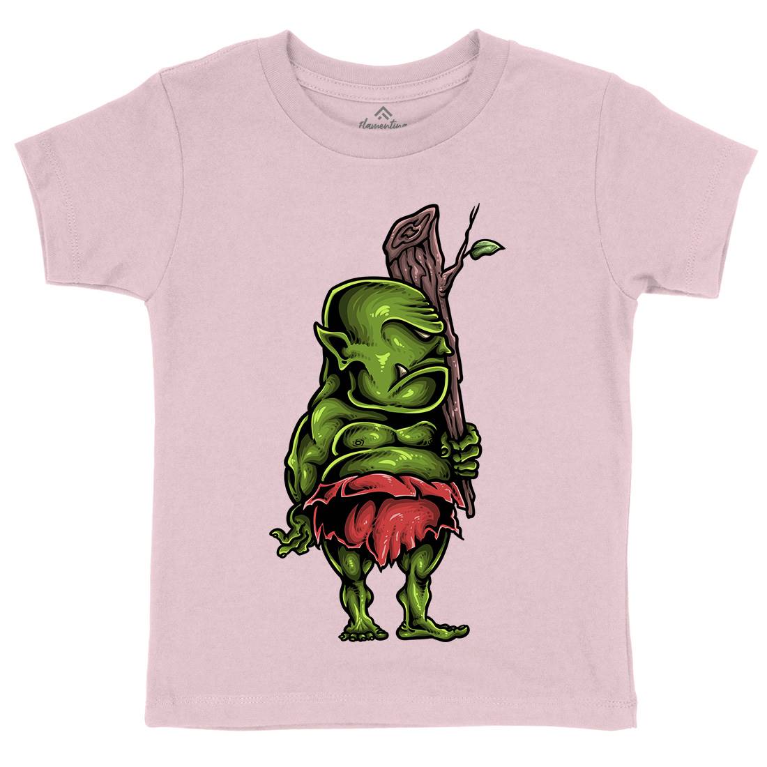 Ogre Kids Organic Crew Neck T-Shirt Animals A447