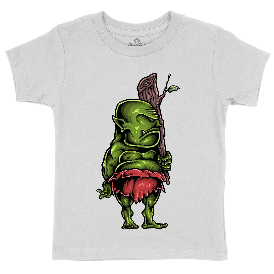 Ogre Kids Crew Neck T-Shirt Animals A447