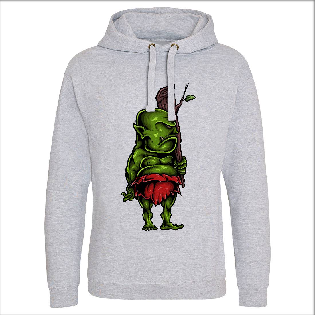 Ogre Mens Hoodie Without Pocket Animals A447