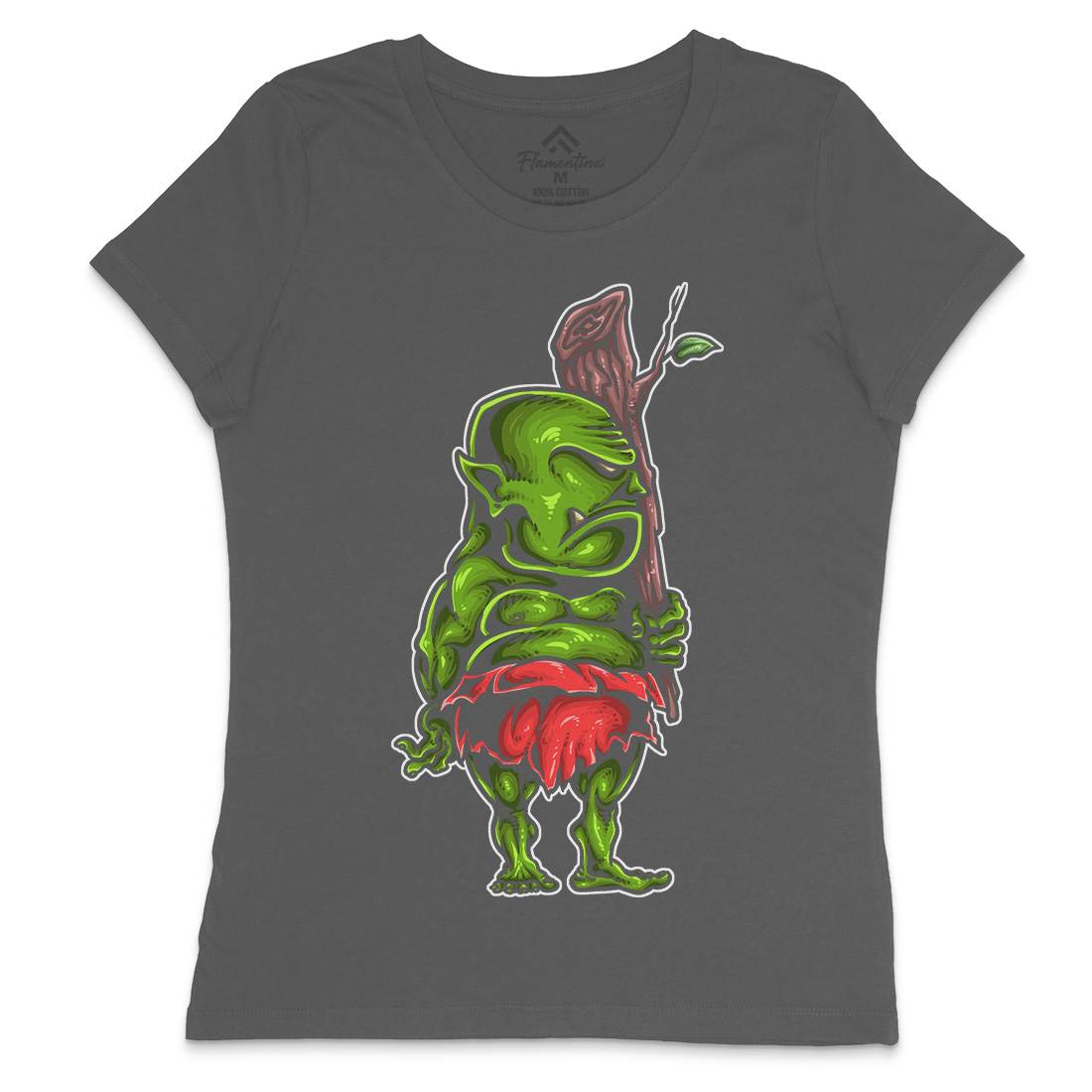 Ogre Womens Crew Neck T-Shirt Animals A447