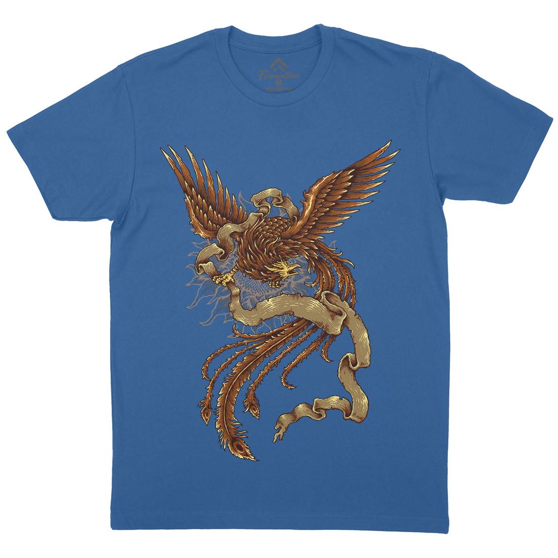 Phoenix Mens Organic Crew Neck T-Shirt Religion A450