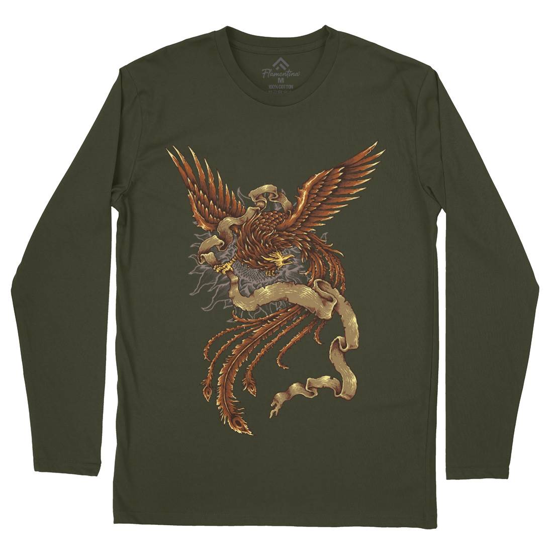 Phoenix Mens Long Sleeve T-Shirt Religion A450
